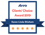 Avvo | Clients' Choice Award 2019 | Karen Linda Shishem | 5 Stars